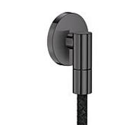 Hansgrohe AXOR Raccord mural Fine 36737340 rond G1/2" chrome noir brossé