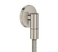 Raccord mural AXOR hansgrohe 36737800 rond G1/2" en acier inoxydable optique