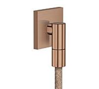 Raccord mural AXOR hansgrohe 36738310 carré G1/2" brossé Red or