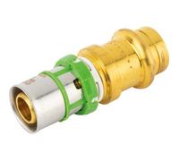 COMAP Raccord passerelle métallique cuivre vers multicouche à sertir - cuivre 18 - Multicouche 16x2 - Raccords MultiSkin - 7871W1618