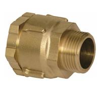 Raccord PE droit à serrage M 1'' Ø 25 mm Rexuo Huot