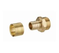 Raccord droit à glissement pour tube PER NOYON & THIEBAULT - Bague en laiton - 3186