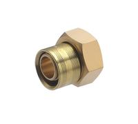 Raccord droit à glissement pour tube PER NOYON & THIEBAULT - Ø 20 mm à visser femelle écrou libre F3/4' (20x27) Bague en laiton - 3185-2020L1