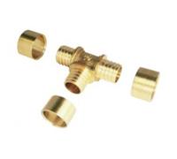 Raccord PER à glissement - Té égal - Diamètre 20 mm BOUTTÉ