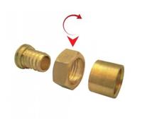 Raccord PER à glissement - Union femelle - Diam 16mm - Filetage 15x21 BOUTTÉ