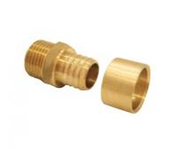 Raccord PER à glissement - Union mâle - Diamètre 16mm - Filetage 12x17 BOUTTÉ