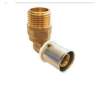 Raccord PER à sertir - Coude mâle - Diam 16mm - Filetage 15x21 BOUTTÉ