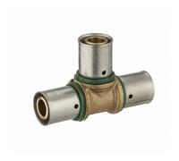 Raccord PER à Sertir Té Egal Ø12 NOYON & THIEBAULT - Femelle - Laiton - A sertir