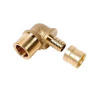 Raccord PER coudé 90° à glissement - PER Ø 12 mm - Cuivre Ø 14 mm - PB tub