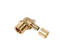 Raccord PER coudé 90 degrés à glissement - PER Diamètre 12 mm - Cuivre Diamètre 14 mm - PB tub