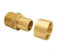 Raccord PER coulissant BOUTTE 15x21 20x27 laiton