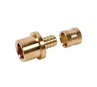 Raccord PER droit à souder - PER Ø 20 mm - Cuivre Ø 18 mm - PB tub