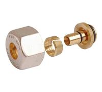 Raccord PER droit Femelle Pas RBM Ø 16 mm RBM