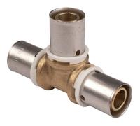 Raccord PER té égal à sertir PB tub - Diamètre 12 mm