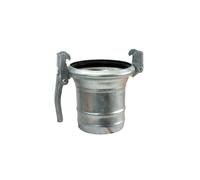 Raccord pièce femelle galvanisé, DN 120 mm, 5" Embout de tuyau extérieur 120 mm - système italien