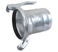 Raccord pièce femelle galvanisé, DN 150 mm, 6" Embout de tuyau extérieur 159 mm - système italien