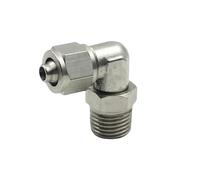 Raccord Pivotant 360° Enfichage 4-12mm Filet M5 1/8-1/2 Pouce | Connexion Rapide, Rotation Libre, Montage Simple, Compatible 4-12mm(Fit 8mm OD Tube,1/4")