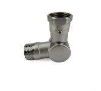 Raccord pivotant réglable en laiton pour tuyaux d'arrosage supportant deux plages de rotation de 180 degrés et 360 degrés pour maintenir l'intégrité du tuyau au fil du temps (couleur cuivré)
