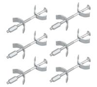 Raccord Plan de Travail, 100 mm 6 pcs connecteur de Meubles, raccordement de Meubles de Cuisine pour Assembler, Serrer et Fixer, ferrure d'Assemblage, Vis Assemblage Plan de Travail