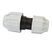 Raccord plastique PER - Manchon réduit PER - SOMATHERM - Ø 32-25 - Blanc et noir - Synthétique