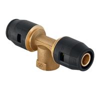 Raccord Plomberie Geberit PushFit en T avec filetage femelle d16-Rp1/2-16 650361001