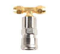 Raccord pneumatique à trois voies, entrée 6,35 mm, tube de 6 mm de diamètre, connecteur rapide en métal pour compresseur d'air, pression de fonctionnement 0,8 MPa, compatible avec camions et remorques