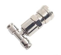 Raccord pneumatique à trois voies qui se connecte facilement aux camions et aux remorques avec une entrée standard de 6,35 mm (C)