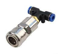Raccord pneumatique à trois voies - Taille d'entrée 6,35 mm - Diamètre du tube : 6 mm - 0 8 MPa - Pour camions et remorques (B)
