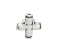 Raccord pneumatique blanc for tube, connecteur for tuyau d'eau, 4/6/8/10/12/14/16 mm, PU, PY, PK, PE, PV, SA, PZA, PLM, SA-B(PZA,6mm)