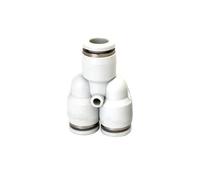 Raccord pneumatique blanc for tube, connecteur for tuyau d'eau, 4/6/8/10/12/14/16 mm, PU, PY, PK, PE, PV, SA, PZA, PLM, SA-B(PY,4mm)