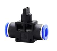 Raccord pneumatique, connecteur poussoir à 2 voies, tuyau de Tube 4mm 6mm 8mm 10mm 12mm(HVFF-12,200 Pcs)