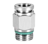 Raccord pneumatique coudé femelle/mâle NPT 1/8", 1/4", 3/8", 1/2", 3/4", en acier inoxydable 304, à insertion rapide(PCG BSPP,16-02 (16MM-1L4)_1 PC)