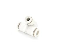 Raccord pneumatique droit à insertion, série PU blanche, 5/10/20/50 pièces, diamètres de tube d'air 4/6/8/10/12/14/16 mm, connecteur en plastique à dégagement rapide.(PU 12,10pcs)