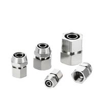 Raccord pneumatique femelle KPF 1/8, 1/4, 3/8, 1/2, 4 mm, 6 mm, 8 mm, connecteur rapide PCF, raccords de tuyau, connecteurs de tube, 1 pièce(OD 10MM,3l8)