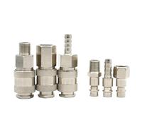 Raccord pneumatique for compresseur d'air, Type Euro, connecteur à couplage rapide, adaptateur de coupleur(PP for 8X5 tube)