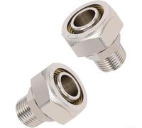 Raccord Pneumatique Laiton 3/4x1/2 Pouces Étanche | Double joint torique, étanchéité parfaite, pour pas de fuite d'air, pression max 200 PSI, usage industriel