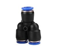 Raccord pneumatique PY/PW, 10 pièces, 4 mm, 6 mm, 8 mm, 10 mm, 12 mm, for tuyau d'air, à 3 voies, à poussée rapide, PY PW(PY-6)