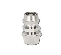 Raccord pneumatique rapide en laiton for tuyau, type T, type L, type croisé, diamètre extérieur du tube: 4mm, 6mm, 8mm, 10mm, 12mm, 14mm, 16mm, 1 pièce(Through,14mm)