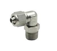 Raccord pneumatique rotatif à 360 degrés M5 1/8" 1/4" 3/8" 1/2" BSP mâle à torsion rapide for tube de 4, 6, 8, 10, 12 mm de diamètre extérieur, connecteur coudé enfichable(Fit 12mm OD Tube 1/2")