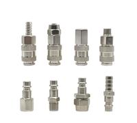 Raccord pneumatique Standard ue Type Euro, connecteur à couplage rapide, coupleur for compresseur d'air SM PM SP PP SH PH SF PF, 1 pièces(EU SM,1/4")