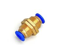 Raccord pneumatique Tuyau connecteur Tube Air raccords Rapides Eau Pousser dans Le Tuyau Plastique 4mm 6mm 8mm 10mm 12mm 14mm PU PE PY LSA HVFF (Color : PM, Size : 14mm)