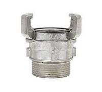 Raccord pompier en aluminium Ø 50 mm avec verrou à douille cannelée réduite - IMER - 290000145