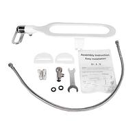 Raccord pour bidet WC - Fixation pour siège WC pour bidet, pour WC de salle de bain | Pulvérisateur à double buse pour bidet non électrique avec pression réglable pour hôtel, dortoir universitaire