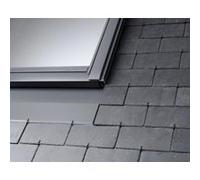 Raccord pour ardoises Gris VELUX 114x118 cm - encastré/ matériaux plats jusqu'à 8 mm - EDN SK06 0000