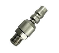 Raccord pour outil pneumatique doté d ' une option interne et externe pour une connexion facile de l ' outil pneumatique et d ' un connecteur de pistolet pulvérisateur en acier carbone