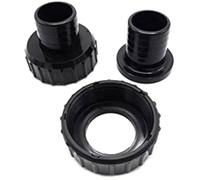 Ubbink Raccord pour pompe Poolmax Ø 38 mm avec joint et écrou Lot de 2 Plastique