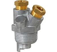 Raccord presse-étoupe GOK 1510010 AG R 2000 x UA 8/10 mm, version 2 trous, avec retour
