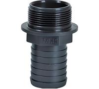Raccord cannelé mâle. Ø 40 (1¿1/2) pour pompe piscine