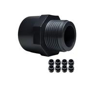 Raccord PVC Adaptateur Droit Ø32 à coller vers BSP mâle 1'' - PN16, 60°C - Lot 8 - FLUXI-TECH