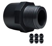 Raccord PVC Adaptateur Droit Ø40 à coller vers BSP mâle 1-1/4'' - PN16, 60°C - Lot 6 - FLUXI-TECH